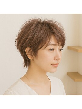スープレックス ヘアーデザイン(SOUPREX HAIR DESIGN) モーブブラウンショート　20代 30代 40代 50代 60代　髪質改善
