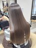 【柔らか艶髪ストレート】カット＋髪質改善コスメストレート