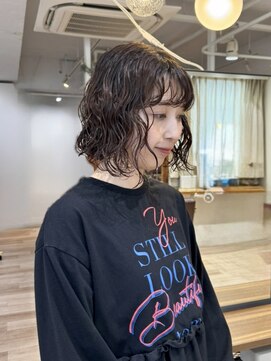 【zest中野/セイラ】ボブパーマ