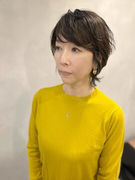 ラトリエコンタン(L´atelier Content) 【content Yumi】シルエット推しのショートレイヤー