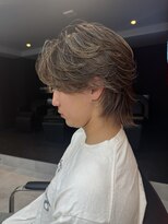 ブリーチ 静岡店(BLEACHi) 【BLEACHi静岡】ブラウン系ハイライトセンターパートウルフ