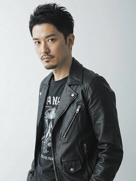 ミキ 中崎(MIKI) アップバング バーバーフェード メッシュ