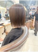 切りっぱなしボブ/タッセルボブ/ダークアッシュ【横浜】k