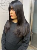 仕上げアイロンなし/乾かすだけ髪質改善ストレート/髪質改善