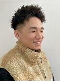メンズ/センターパート/似合わせカット／ニュアンスパーマ