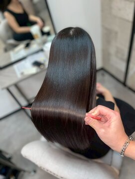 ハル 新宿(haru) 暗髪/艶髪ロング/髪質改善ストレート/美髪/透明感