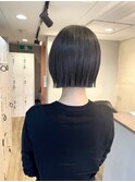 30代40代 大人女性の切りっぱなしボブ