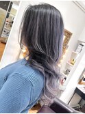 ラベンダー×バレイヤージュ