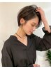 【メンテナンスカラー】カット+カラー(リタッチ)根本3センチ以内 ¥8200