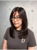 骨格ストレートさん◎大人レイヤーロング20代30代40代