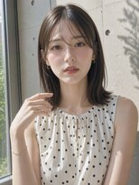 ノア(NOA) 【NOA】ナチュラルロブ×顔まわりレイヤー×シースルーバング