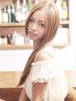 サロンドブルック 久喜店(salon de brook)&nbsp;センターパート＋ストレート恋の絶対比率ロング♪
