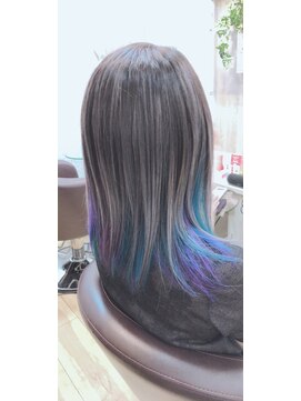 アクアライム(Aqua Lime) インナーマニパニグラデーション