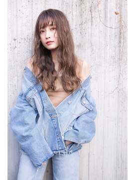 ケイト(kate) kate大宮 マロンブラウン×波ウェーブロング