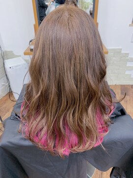 メルシー トータル ブランディング サロン(merci TOTAL BRANDING SALON) 大人かわいい/インナーカラー/ピンク/横浜/横浜駅