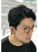七三2ブロックのパーマスタイル