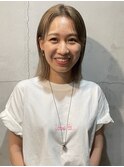 【stylist 中村】シアベージュボブ