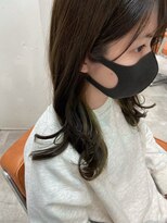 アイリー 名古屋(A/LEE)&nbsp;インナーカラー×カーキ