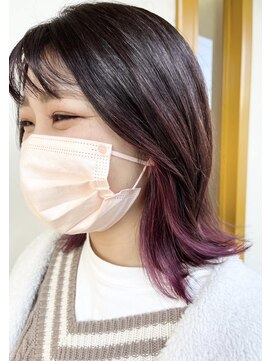 バビ デザイン(Vavi design) インナーカラーで存在感のある髪にアップデート