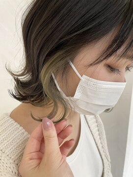 美容室クラフト 神栖店 インナーカラー