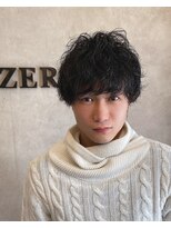 リゼロ(ReZERO) スパイラルツイスト　メンズパーマ特殊系