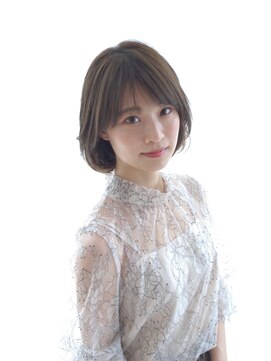 ニーナ せんげん台(nina) 大人可愛い20代30代40代小顔ショートボブ前下がり丸みボブ