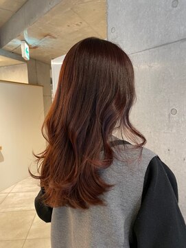 オーク ガーデン 中目黒(OAK garden) うる艶髪 暖色系カラー 赤みブラウン【OAK中目黒】