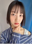切りっぱなしボブ【担当　ジン　トモヒト】