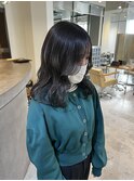 ミニウルフレイヤーカット顔周り前髪韓国ミディアムロング/柏