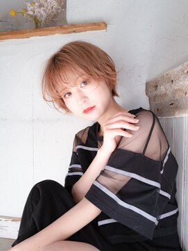 サニーサイド(SUNNY SIDE) 20代 30代 40代◎大人可愛いスイートピンクショート