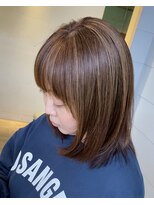 ソイア 春日井店(Soea) 白髪ぼかしハイライトベージュハイライト