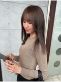 チョコレートブラウン_レイヤーカット_METEOトリートメント