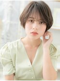 大人かわいいビターショコラ小顔束感ショートc5上尾20代30代40代