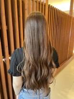 ピールアーク(peal ark)&nbsp;大人可愛いブリーチなしブラウンベージュゆるふわカール