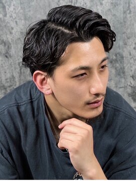 ヒロギンザバーバーショップ 丸の内店(HIRO GINZA BARBER SHOP) かりあげない大人パーマ
