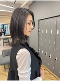 外はね/レイヤーカット/グレージュ/似合わせ