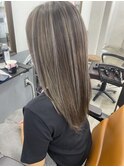 大人ハイライト筋感ナチュラル色気ヘア北千住