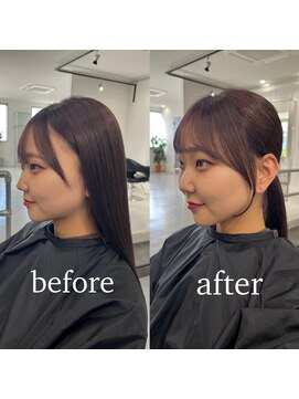 シーン(scene) 顔周りカット