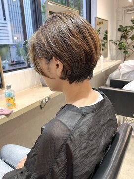 レトン 銀座(leton) ハイライト/ショートボブ/小顔/丸みショート/ベリーショート