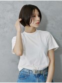 ナチュラルショートボブ［さいたま新都心駅/髪質改善］
