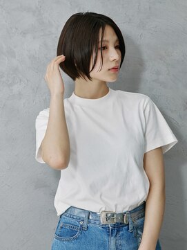 ソシエ アヴェダ さいたま新都心店(SOCIE AVEDA) ナチュラルショートボブ［さいたま新都心駅/髪質改善］