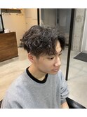 刈り上げマッシュ×ソフトツイストパーマ