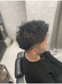 ニュアンスパーマ/韓国マッシュ/スパイキーショート/MEN'S