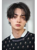 オーシャントーキョーオーバー 渋谷(OCEAN TOKYO OVER)&nbsp;韓国センターパートコンマバングフェザーパーマニュアンスパーマ