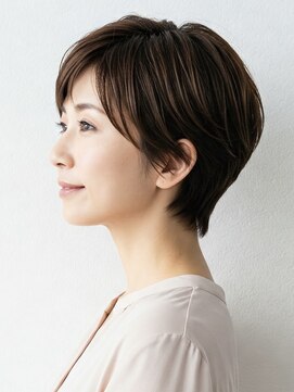 ビュートリアム265(BEAUTRIUM 265) 40代/50代/60代ひし形小顔ショートボブ絶壁解消白髪ぼかし△5