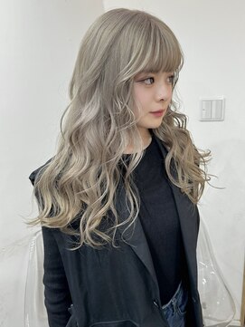 リヴ ウメダ(LIV umeda) ホワイトグレージュ/グレージュ/ケアブリーチ/ダブルカラー/梅田