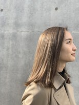 トリコ アヴェダ ららテラス北綾瀬(tricot AVEDA)&nbsp;大人なベージュ/艶髪/ダブルカラー/ミルクティーベージュ