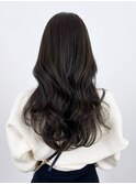 ロングくびれヘア美髪韓国ヘア顔周りレイヤー_ba507881
