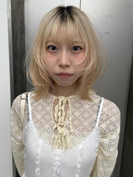 ビューナゴヤ 名駅(VIEW NAGOYA) 前髪カタログ/イメチェンスタイル／ウェーブパーマ/こなれミディ