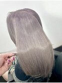 セミロング ブリーチ ハイトーン 髪質改善 赤坂見附 美容室